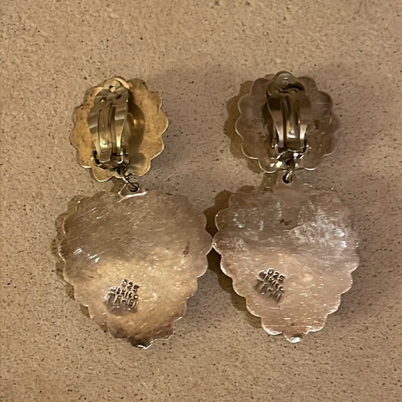 Mexico sterling earrings - Picture 3 of 3